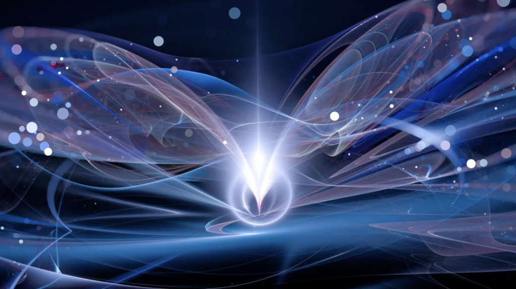 Visualisierung von Frequenzen für energetische Harmonie und Balance